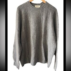 J. Crew Men's Classic Gray wool Crewneck Sweater large